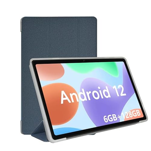 FKQLH Hülle für Teclast P40HD/Teclast M40 Plus/P30S, PU Leder Folio Ständer Schutzhülle Etui Case für Teclast P40HD/ M40 Plus/ P30S, Grau von FKQLH