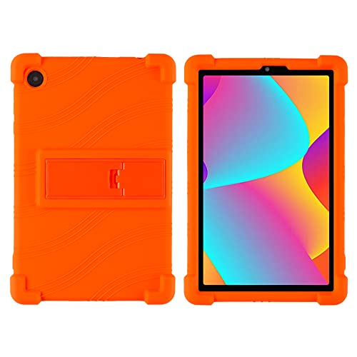 FKQLH Hülle für iPlay 50 Mini, Stand Silikon kinderfreundliche Stoßfest Schützend Abdeckung Hüllen für Alldocube iPlay 50 Mini 8,4 Zoll, Orange von FKQLH