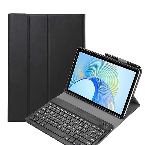 FKQLH Tastatur Hülle für iPad Pro 13 Zoll M4 2024 mit Tastatur Magnetische Kabelloser Bluetooth Abnehmbare Englisch QWERTY Schutzhülle, Schwarz von FKQLH