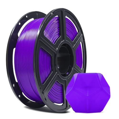 FLASHFORGE 3D-Drucker-Filament, PLA PRO Filament, 1,75 mm, 1-kg-Spule, Maßgenauigkeit +/- 0,02 mm für FDM 3D-Drucker, bessere Zähigkeit und kein Verknoten, Violett von FLASHFORGE
