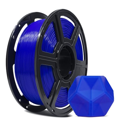 FLASHFORGE 3D-Drucker-Filament, PLA PRO Filament 1,75 mm, 1 kg Spule, Maßgenauigkeit +/- 0,02 mm für FDM 3D-Drucker, bessere Zähigkeit und kein Verknoten (Blau) von FLASHFORGE