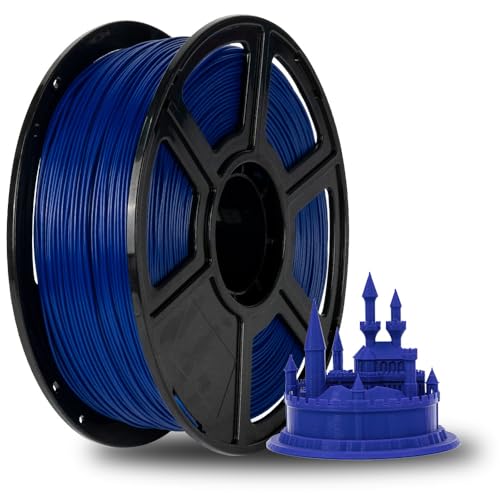 FLASHFORGE ABS PRO 3D-Drucker-Filament, Robuste und Hitzebeständige Filamente, 1kg Spule (2.2lbs), Maßgenauigkeit +/- 0,02 mm, Starke und Langlebige ABS-Verbrauchsmaterialien (Blau) von FLASHFORGE