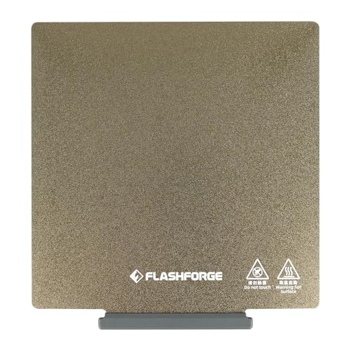 FLASHFORGE Adventurer 5M 3D-Drucker PEI-Lackierfolie, Originale Magnetische Flexible PEI-Beschichtungsplatte mit Doppelter Textur für PLA/PETG/TPU/PLA-CF/PETG-CF-Druck FLASHFORGE Adventurer 5M 3D-Drucker PEI-Lackierfolie, Originale Magnetische Flexible PEI-Beschichtungsplatte mit Doppelter Textur für PLA/PETG/TPU/PLA-CF/PETG-CF-Druck von FLASHFORGE