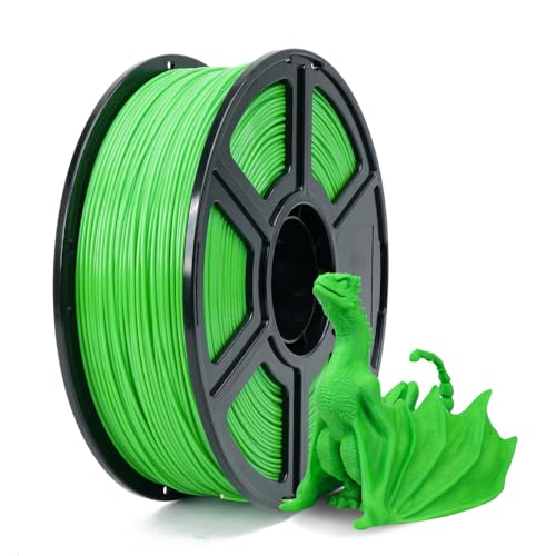 FLASHFORGE ASA Filament 1,75mm, Anti-UV ASA 3D-Drucker-Filament, Maßgenauigkeit+/-0,02mm, hitze- & wetterbeständiges ASA 3D-Filament, perfekt für den Druck von Funktionsteilen im Freien (Green) von FLASHFORGE