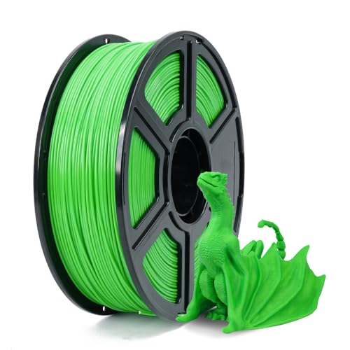 FLASHFORGE ASA Filament 1,75mm, Anti-UV ASA 3D-Drucker-Filament, Maßgenauigkeit+/-0,02mm, hitze- & wetterbeständiges ASA 3D-Filament, perfekt für den Druck von Funktionsteilen im Freien (Grün) von FLASHFORGE