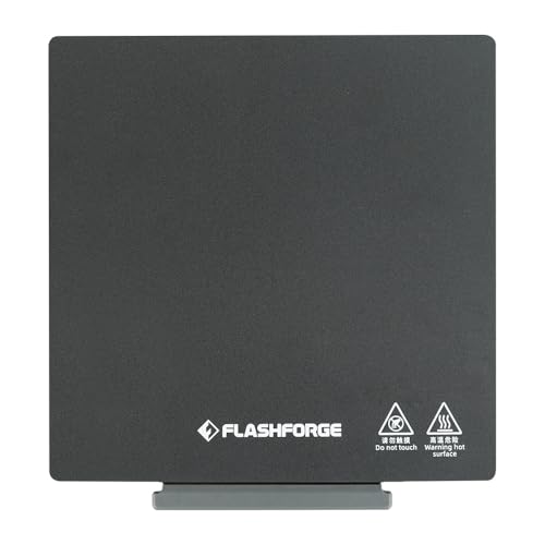 FLASHFORGE Adventurer 5M Pro 3D-Drucker-Plattform, Upgrade Magnetische Flexible PC Aufkleberplatte Hochtemperaturbeständig für den Druck von ABS/ASA/PC Materialien von FLASHFORGE