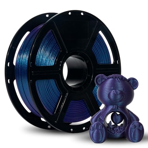 FLASHFORGE Hochgeschwindigkeits-Chamäleon PLA Multicolor Nebula Purple, Max 500mm/s schnelles Drucken, PLA Color Shift Filament 1.75mm, ändert die Farbe mit Licht und Winkel, Top-Notch Filament von FLASHFORGE