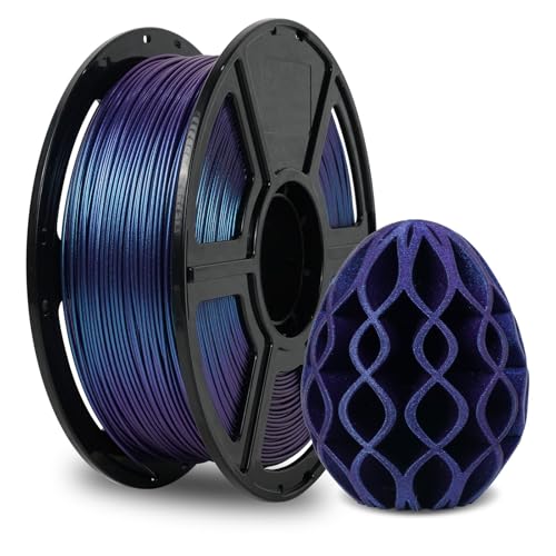 FLASHFORGE PLA 3D-Druckerfilament 1,75 mm - 1 kg Chamäleon-Farbwechsel (Nebula Purple) - Hochpräzises & Umweltfreundliches Filament von FLASHFORGE