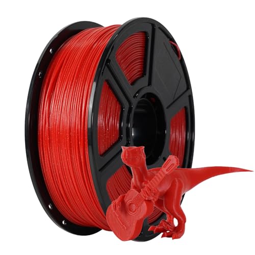 FLASHFORGE Sparkle ASA-Filament, 1,75 mm, 3D-Drucker-Filamente, 1 kg Spule, Maßgenauigkeit +/- 0,02 mm (Sparkle ASA Rot) von FLASHFORGE