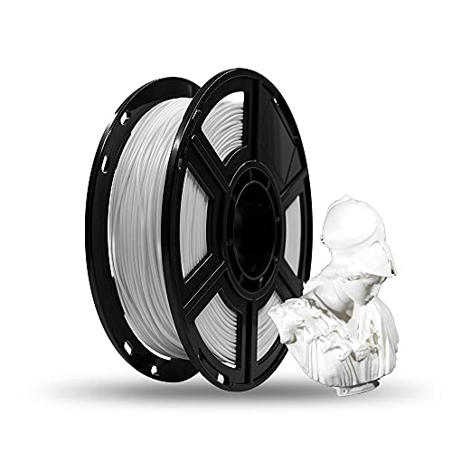 Flashforge® PLA 3D-Druck-Filament, 1,75 mm, 0,5 kg/Rolle für Finder und Abenteurer 3 (weiß) von FLASHFORGE