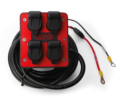 Powerbox 4 | Innovation für die Traktorkabine | Der Power Boost | V2 mit 5000mm Kabel von FLEDBAG