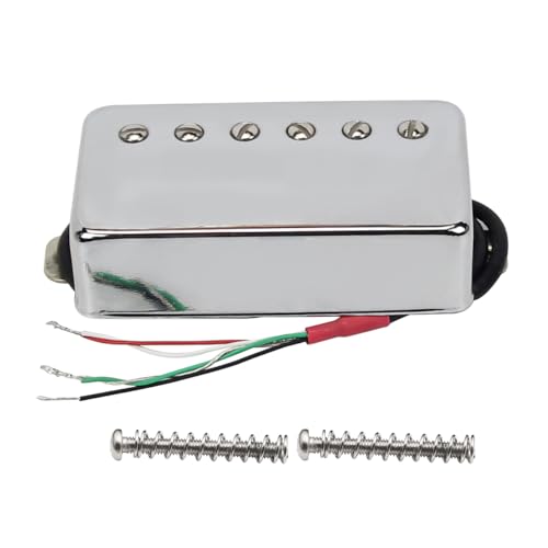 FLEOR Alnico 5 Gitarren-Humbucker-Tonabnehmer 4-Draht-7-8K-Hals-Tonabnehmer Fit LP Gitarrenteil FLEOR Alnico 5 Gitarren-Humbucker-Tonabnehmer 4-Draht-7-8K-Hals-Tonabnehmer Fit LP Gitarrenteil von FLEOR