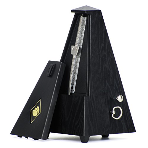 FLEOR Mechanisches Metronom im Pyramiden-Stil, ideal für Klavier, Keyboards, Gitarre, Violine, Trommel, Musikinstrumente von FLEOR