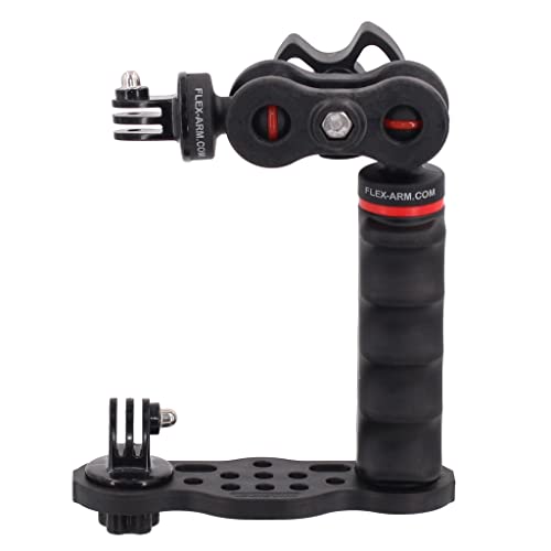 Unterwasser-Halterung GoTray mit Handgriff Kugel 25 mm BJ Klammer und Unterwasserlichter Tauchlicht für GoPro DJI Action Camera FLEX-ARM GOTR09 Unterwasser-Halterung GoTray mit Handgriff Kugel 25 mm BJ Klammer und Unterwasserlichter Tauchlicht für GoPro DJI Action Camera FLEX-ARM GOTR09 von FLEX-ARM