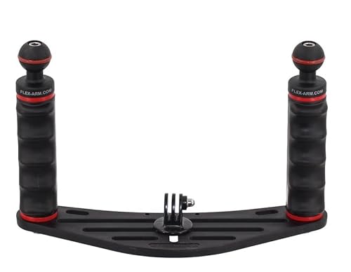 Unterwasser Tray Schiene Doppel Handgriff mit Kugel 25 mm Action-Kameras für GoPro DJI Osmo Apeman FLEX-ARM ST20116 Unterwasser Tray Schiene Doppel Handgriff mit Kugel 25 mm Action-Kameras für GoPro DJI Osmo Apeman FLEX-ARM ST20116 von FLEX-ARM