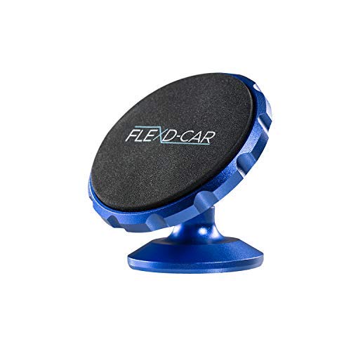 FLEXD-X Auto Handyhalterung Magnet Stark Handyhalter fürs Auto magnetisch Smartphone Halterung im Set KFZ 360° (Blau) von FLEXD-X