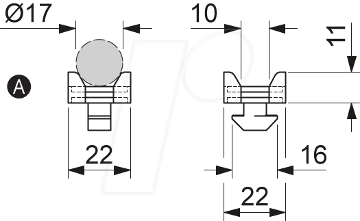 MS40 KABBINBLO - Kabelhalterblock 40+ von FLEXLINK