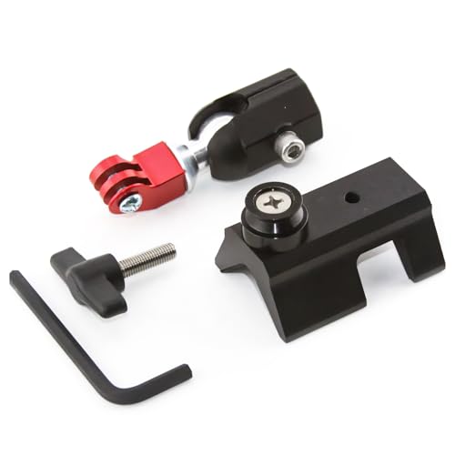 FLIGHTFLIX Rock Steady Strut Skid Pole 2,5 cm – 6,3 cm Kamerakugelhalterung für GoPro und Action-Kameras – Flugzeug, Auto, Wohnmobil, LKW, Boot (gepolstertes Edelstahlband) von FLIGHTFLIX