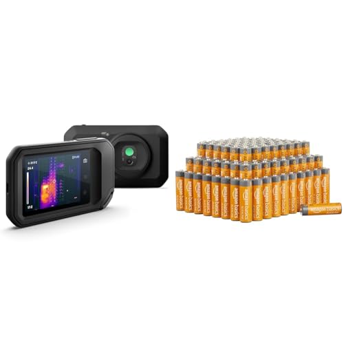 FLIR C5 & Amazon Basics AA-Alkalibatterien, leistungsstark, 1.5 V, 100er-Pack von FLIR