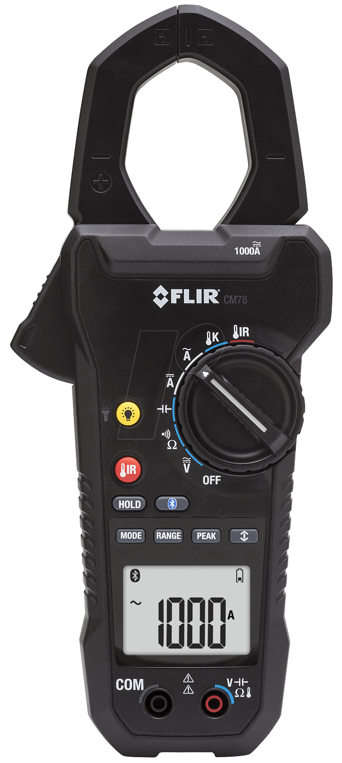 FLIR CM78 - Stromzange CM78, digital, AC/DC, bis 1000 A von FLIR