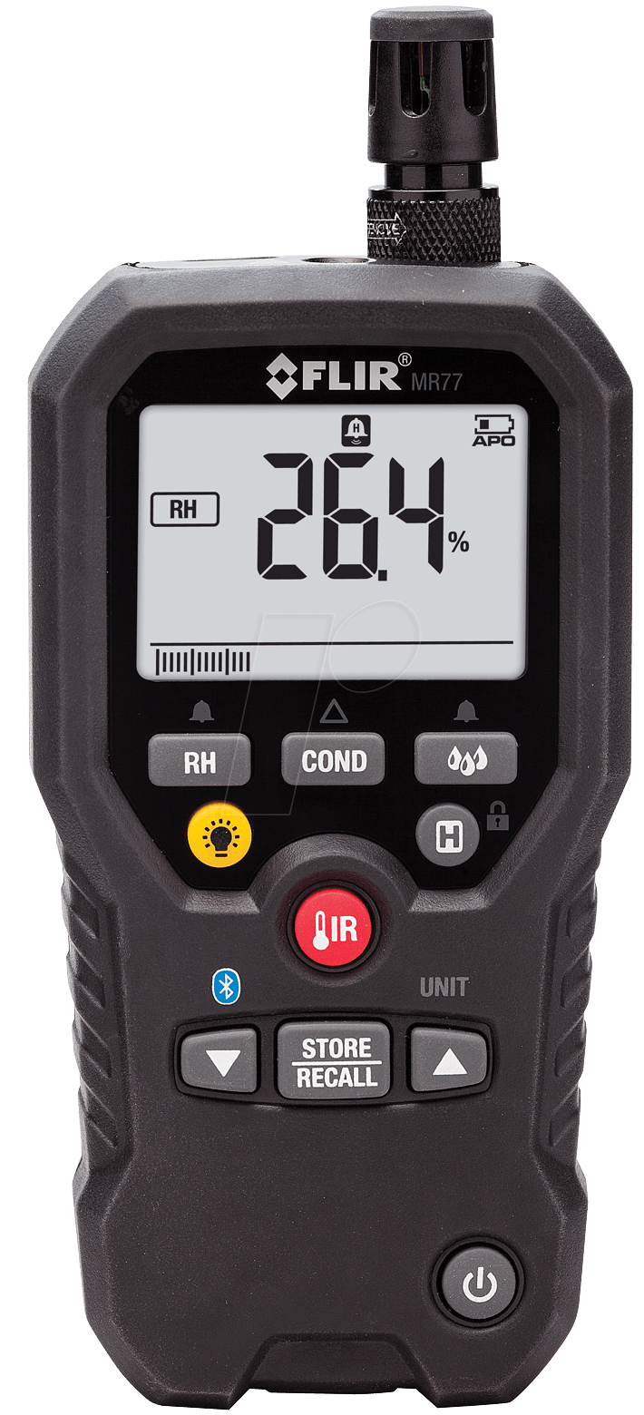 FLIR MR77 NIST - Feuchtigkeitsmessgerät MR77 NIST, nicht-invasiv, 0 - 99,9 RH FLIR MR77 NIST - Feuchtigkeitsmessgerät MR77 NIST, nicht-invasiv, 0 - 99,9 RH von FLIR
