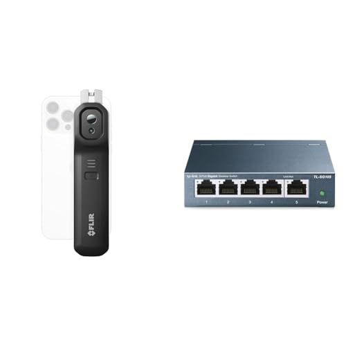 FLIR ONE EDGE PRO Wireless 160 × 120 IR camera with Ignite for iOS and Android & TP-Link TL-SG105 5-Ports Gigabit Netzwerk Switch (bis 2000 MBit/s im Vollduplexmodus FLIR ONE EDGE PRO Wireless 160 × 120 IR camera with Ignite for iOS and Android & TP-Link TL-SG105 5-Ports Gigabit Netzwerk Switch (bis 2000 MBit/s im Vollduplexmodus von FLIR