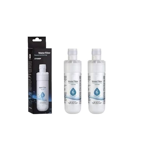 Kühlschrank-Wasserfilterzubehör, Kompatibel Mit LT1000P, Kompatibel Mit LG, ADQ74793501ADQ74793502, MDJ64844601, AGF80300704ADQ75795105 Kühlschrank-Filterkartusche(2pcs) von FLJVEZPJ