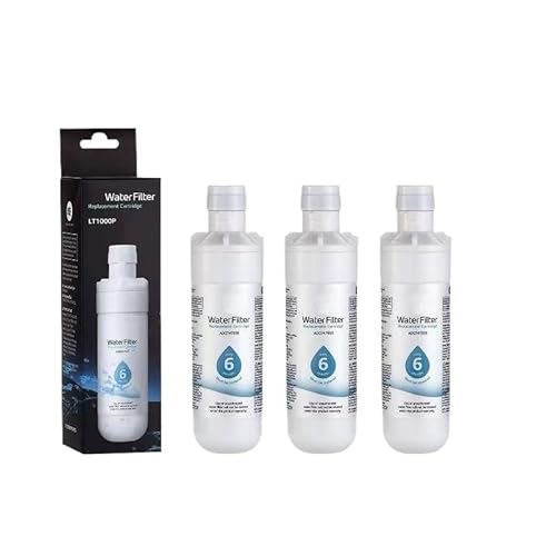 Kühlschrank-Wasserfilterzubehör, Kompatibel Mit LT1000P, Kompatibel Mit LG, ADQ74793501ADQ74793502, MDJ64844601, AGF80300704ADQ75795105 Kühlschrank-Filterkartusche(3PCS) von FLJVEZPJ