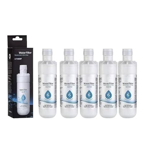 Kühlschrank-Wasserfilterzubehör, Kompatibel Mit LT1000P, Kompatibel Mit LG, ADQ74793501ADQ74793502, MDJ64844601, AGF80300704ADQ75795105 Kühlschrank-Filterkartusche(5pcs) von FLJVEZPJ