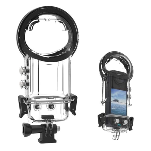 FLKWOP Unsichtbares Tauchgehäuse für Insta360 X5, Unterwasser 50 m, wasserdichtes Tauchgehäuse, Schutzhülle für Insta360 X5 Gehäuse mit Halterung, Kamera-Zubehör FLKWOP Unsichtbares Tauchgehäuse für Insta360 X5, Unterwasser 50 m, wasserdichtes Tauchgehäuse, Schutzhülle für Insta360 X5 Gehäuse mit Halterung, Kamera-Zubehör von FLKWOP