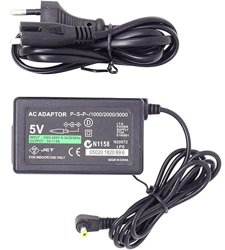 Ladegerät kompatibel mit Allen Modellen PSP Kabel mit Netzteil kompatibel mit Sony PSP 1000/2000/3000 Charge von FLLAGG20
