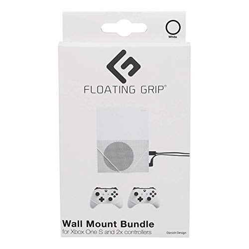 Floating Grips Xbox One S and Controller Wall Mounts - Bundle (White) von FLOATING GRIP