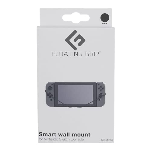 Nintendo Switch Wandkonsole Mount by FLOATING GRIP® (Black/Grey) von FLOATING GRIP