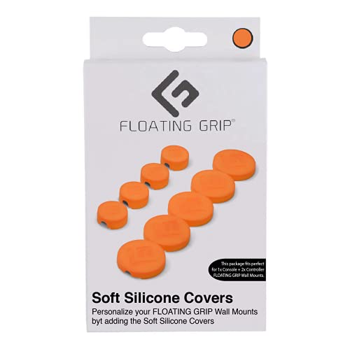 Soft Silicon Covers by FLOATING GRIP to cover FLOATING GRIP Wall Mounts - Orange (Electronic Games) von FLOATING GRIP