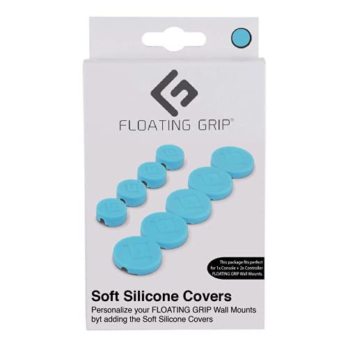 Soft Silicon Covers by FLOATING GRIP to cover FLOATING GRIP Wall Mounts - Turquoise (Electronic Games) von FLOATING GRIP
