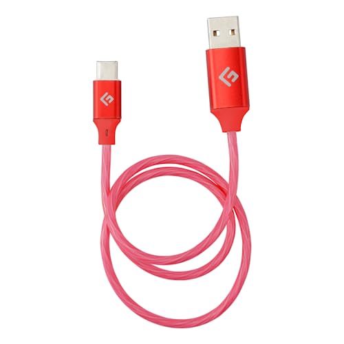 USB-C LED light Cable in Red by FLOATING GRIP (0,5M) (Electronic Games) von FLOATING GRIP