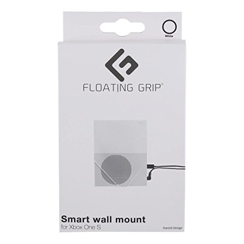 Wandhalterung für Xbox One S von FLOATING GRIP® - Zum Patent angemeldet durch FLOATING GRIP ApS - Made in Dänemark von FLOATING GRIP