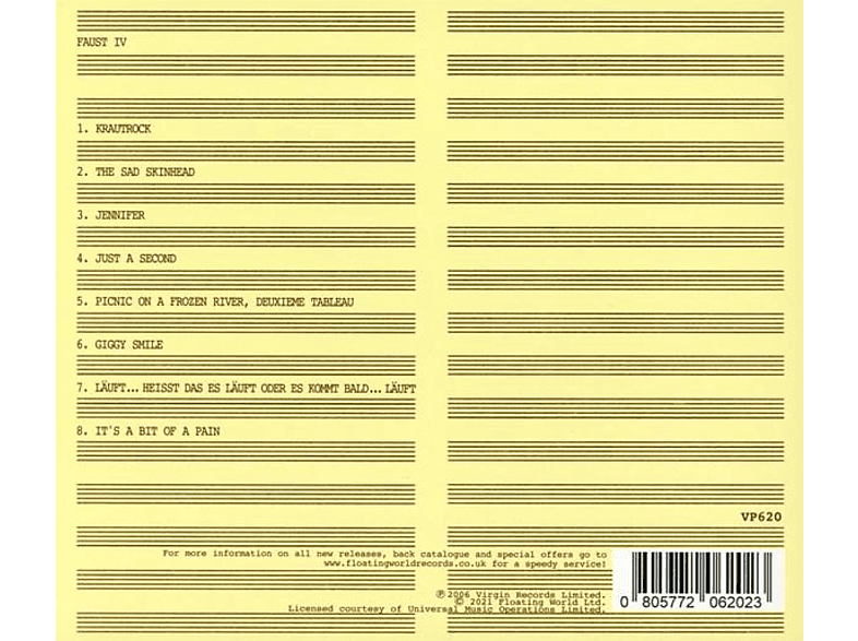 Faust - IV (CD) von FLOATING W