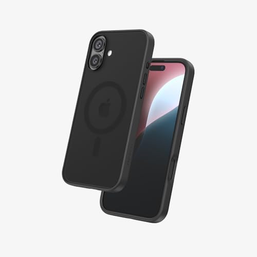 FLOLAB Surtect Tri-Fusion Magnetic für iPhone 16 Hülle, schützendes, schlankes Design, MagSafe-kompatibel, militärischer Standard – schwarz matt transluzent FLOLAB Surtect Tri-Fusion Magnetic für iPhone 16 Hülle, schützendes, schlankes Design, MagSafe-kompatibel, militärischer Standard – schwarz matt transluzent von FLOLAB