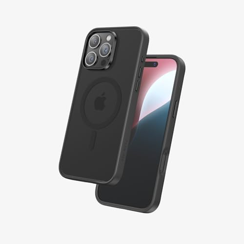 FLOLAB Surtect Tri-Fusion Magnetic für iPhone 16 Pro Max Hülle, schützendes, schlankes Design, MagSafe-kompatibel, militärischer Standard – Vollständig Schwarz matt transluzent FLOLAB Surtect Tri-Fusion Magnetic für iPhone 16 Pro Max Hülle, schützendes, schlankes Design, MagSafe-kompatibel, militärischer Standard – Vollständig Schwarz matt transluzent von FLOLAB