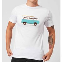 Florent Bodart Blue Van Men's T-Shirt - White - 5XL von FLORENT BODART