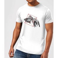 Florent Bodart Fish In Geometry Men's T-Shirt - White - 5XL von FLORENT BODART