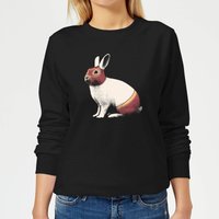 Florent Bodart Lapin Catcheur Women's Sweatshirt - Black - 5XL von FLORENT BODART