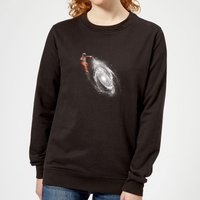 Florent Bodart Space Art Women's Sweatshirt - Black - 5XL von FLORENT BODART