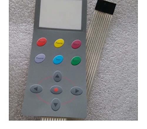 Druckerzubehör kompatibel mit Tastatur-Tastenfeld für Vinyl-Schneideplotter, kompatibel mit Kuco Teneth TH1300 TH740 TH740LX TH330LX, Tastenfeld, Bedienfeldkarte (Farbe: 2 Stück) von FLORIG