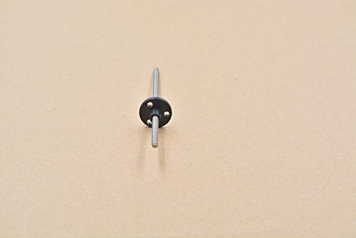 FLORIG Druckerzubehör kompatibel mit T3.5 3,5 mm Schraubenlänge 100 mm Steigung 2,4 mm 0,61 mm 2 mm 304 Edelstahl trapezförmig mit POM-Mutter (Größe: Steigung 1 mm Steigung 2 mm) von FLORIG