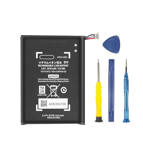 FLSTOR Akku for Switch Lite, 3570mAh HDH-003 Ersatzakku kompatibel mit Switch Lite HDH-001 Game Console Li-Ion Interner Akku mit Installationswerkzeug FLSTOR Akku for Switch Lite, 3570mAh HDH-003 Ersatzakku kompatibel mit Switch Lite HDH-001 Game Console Li-Ion Interner Akku mit Installationswerkzeug von FLSTOR