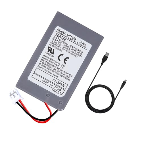 FLSTOR Akku für PS3 Controller, 1800mah 3.7V LIP1359 Ersatzakku für Playstation 3 PS3 Dualshock 3 Wireless Controller CECHZC2E CECHZC2U Mit Kabel FLSTOR Akku für PS3 Controller, 1800mah 3.7V LIP1359 Ersatzakku für Playstation 3 PS3 Dualshock 3 Wireless Controller CECHZC2E CECHZC2U Mit Kabel von FLSTOR