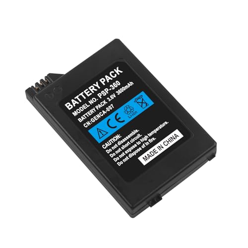 FLSTOR 3600mAh 3,6V Lithium-Ionen Akku für Sony Playstation PSP 1000 (Nicht für PSP 2000/3000) von FLSTOR