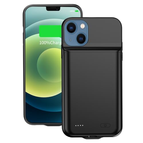 FLSTOR Wiederaufladbare Akkuhülle für iPhone 12 Mini/iPhone 13 Mini, 6800mAh Heavy Duty Schutz Ladehülle für iPhone 13 Mini 5,4 Zoll, Indikatoren, Laden und Schutz 2 in 1, Schwarz FLSTOR Wiederaufladbare Akkuhülle für iPhone 12 Mini/iPhone 13 Mini, 6800mAh Heavy Duty Schutz Ladehülle für iPhone 13 Mini 5,4 Zoll, Indikatoren, Laden und Schutz 2 in 1, Schwarz von FLSTOR